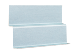 Profil de départ CEDRAL LAP alu en 3m00 teinte C18 Gris Ardoise (teinte interchangeable si demarrage en RDC)